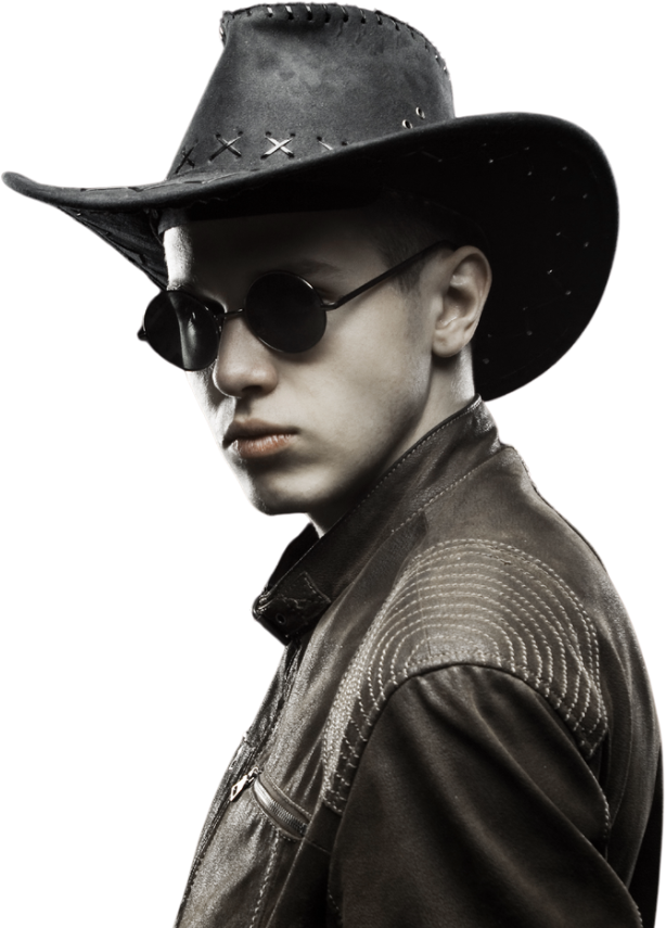 Man with hat